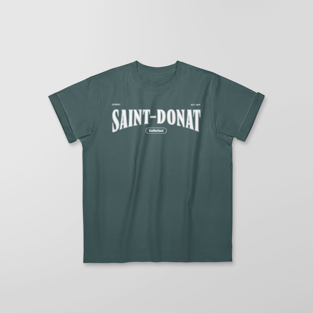 Mon T-Shirt Garçon - Adultes - Saint-Donat - Impression en Blanc