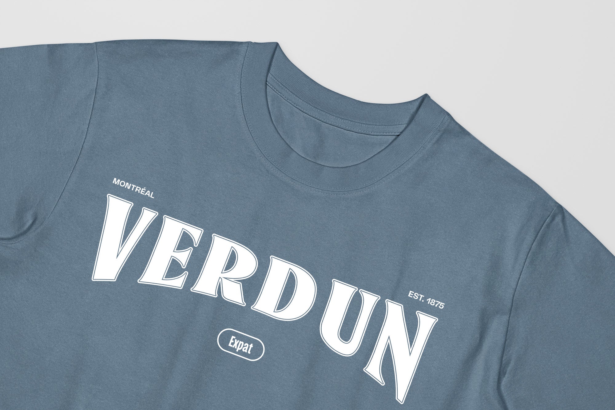 Mon T-Shirt Garçon - Adultes - Verdun - Impression en Blanc