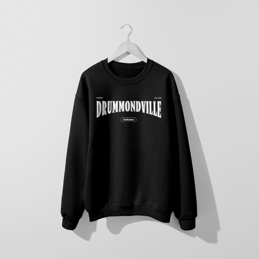Mon Crew Confort - Drummondville - Adulte - Blanc - Noir