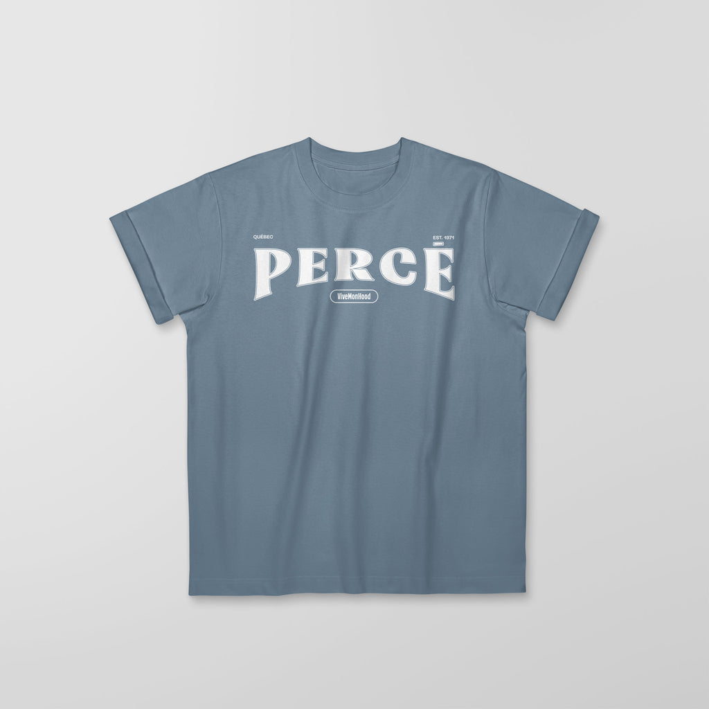 Mon T-Shirt Garçon - Adultes - Perce - Impression en Blanc
