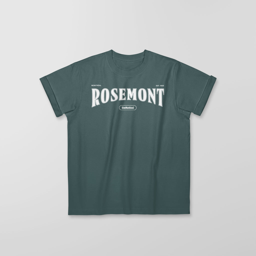 Mon T-Shirt Garçon - Adultes - Rosemont - Impression en Blanc