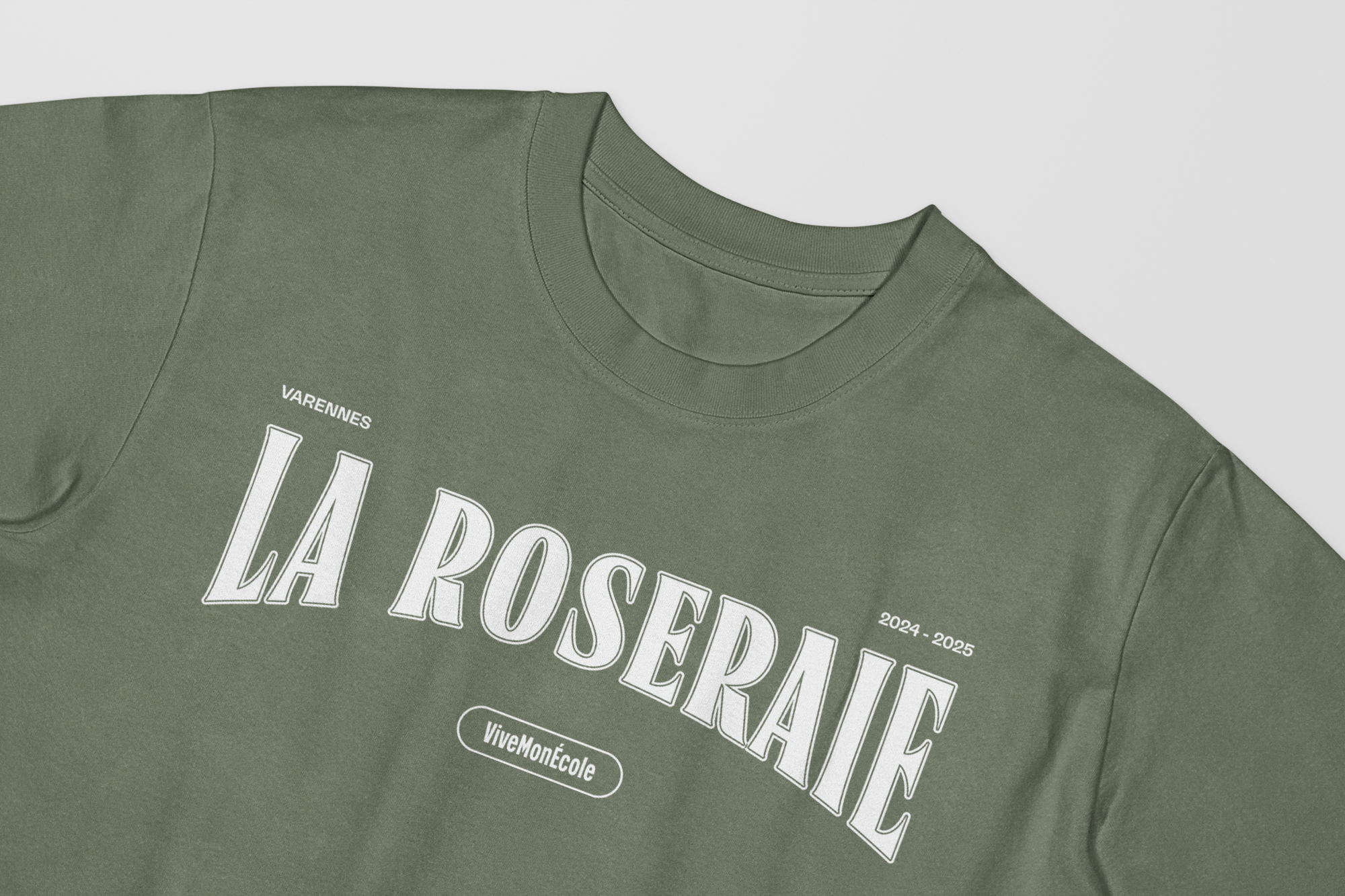 Mon T-Shirt Garçon - La Roseraie - Adulte - Blanc