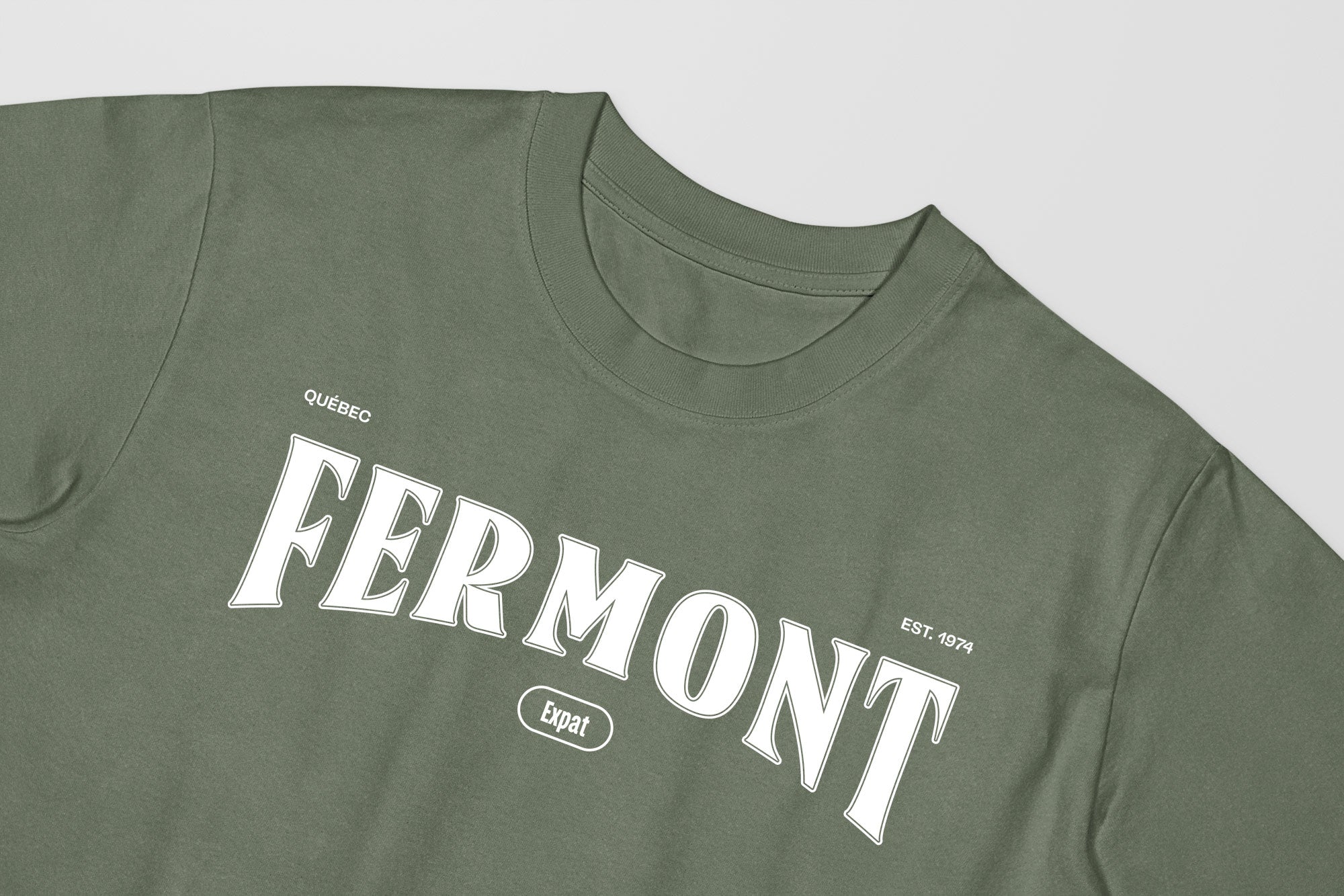 Mon T-Shirt Garçon - Adultes - Fermont - Impression en Blanc