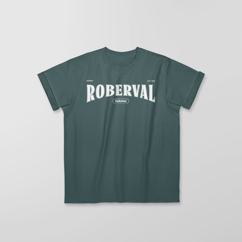 Mon T-Shirt Garçon - Adultes - Roberval - Impression en Blanc