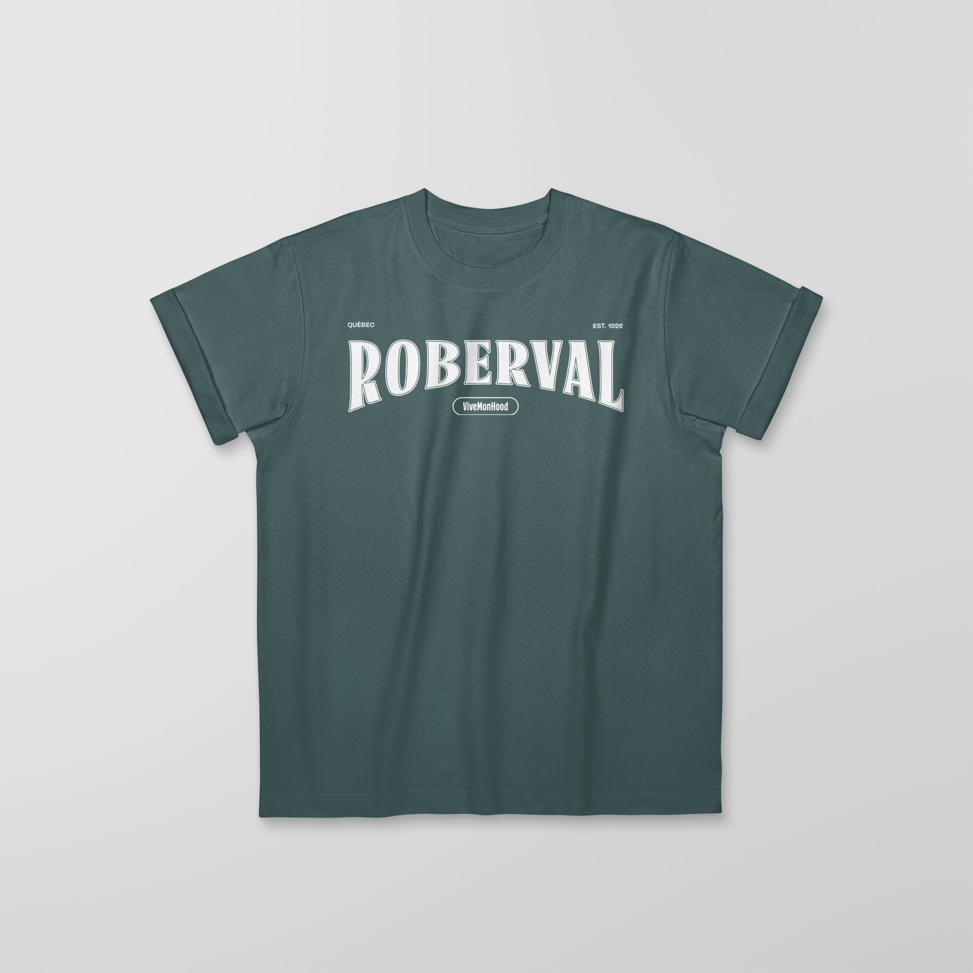 Mon T-Shirt Garçon - Adultes - Roberval - Impression en Blanc
