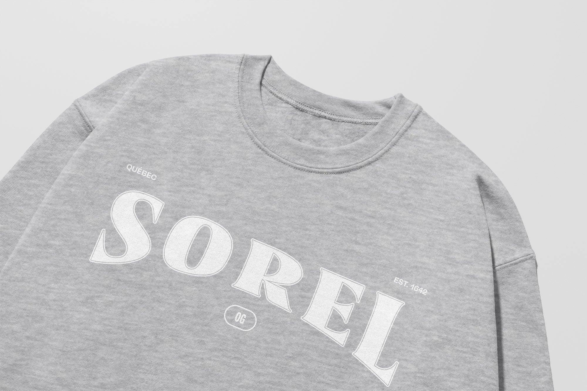Mon Crew Fit - Enfants - Sorel - Impression en Blanc