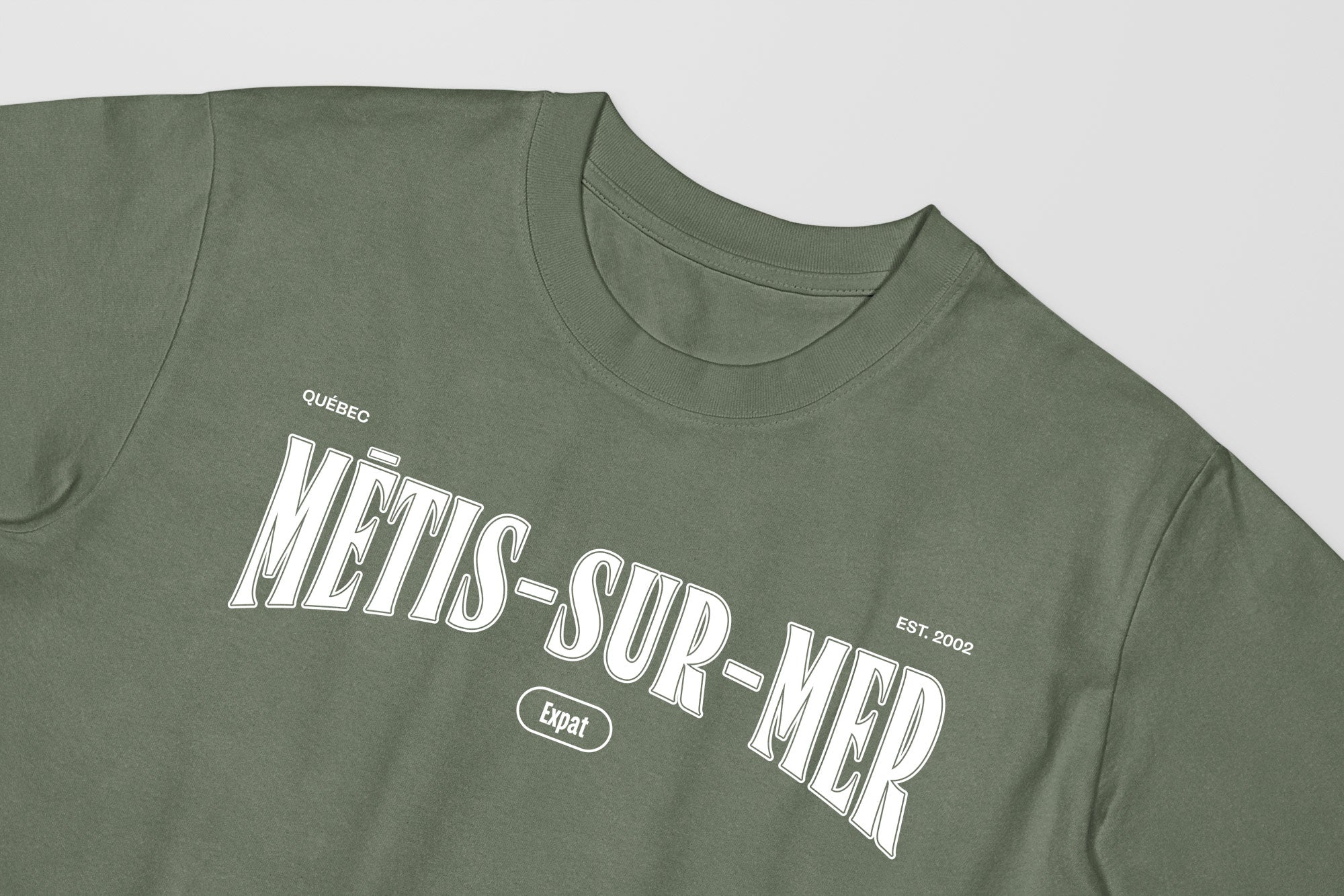 Mon T-Shirt Garçon - Adultes - Metis-Sur-Mer - Impression en Blanc