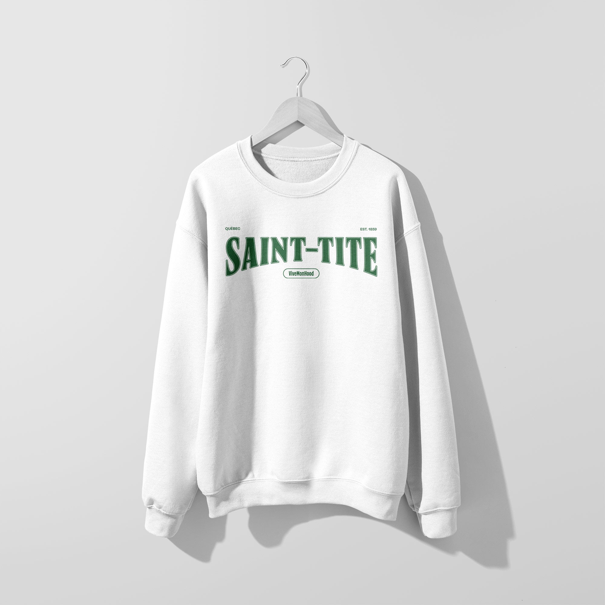 Mon Crew Fit - Adultes - Saint-Tite - Impression en Vert