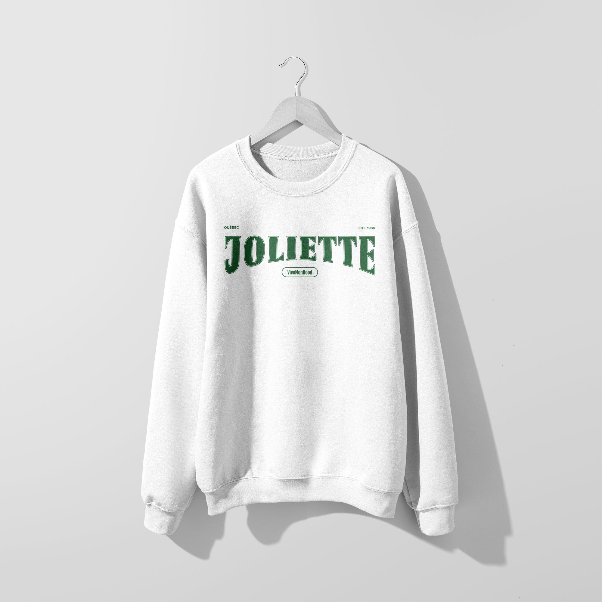 Mon Crew Fit - Adultes - Joliette - Impression en Vert
