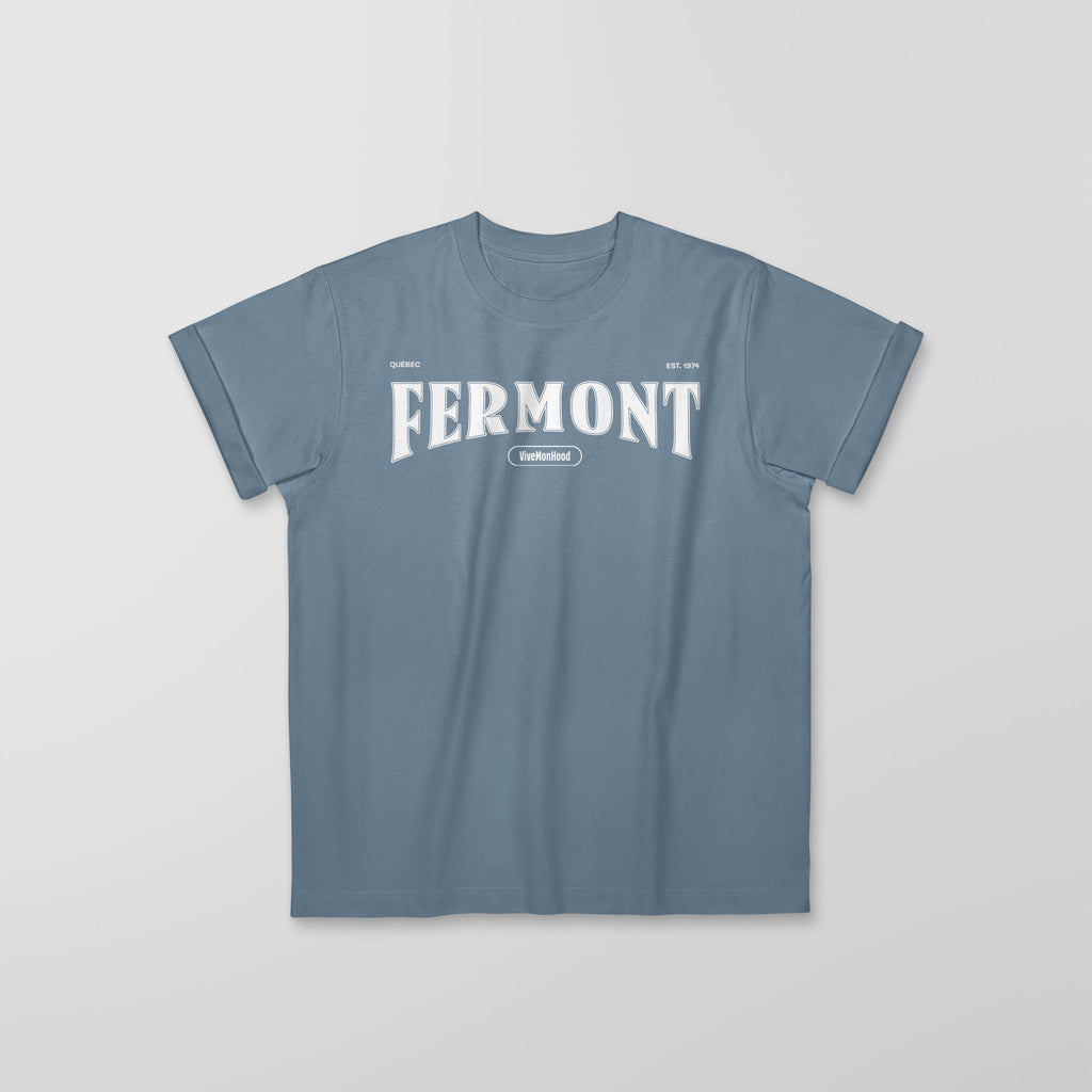 Mon T-Shirt Garçon - Adultes - Fermont - Impression en Blanc