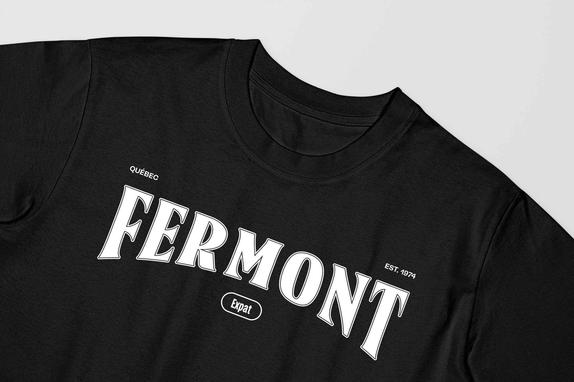 Mon T-Shirt Garçon - Adultes - Fermont - Impression en Blanc