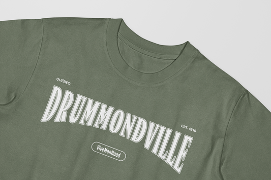 Mon T-Shirt Garçon - Drummondville - Adulte - Blanc - Moss