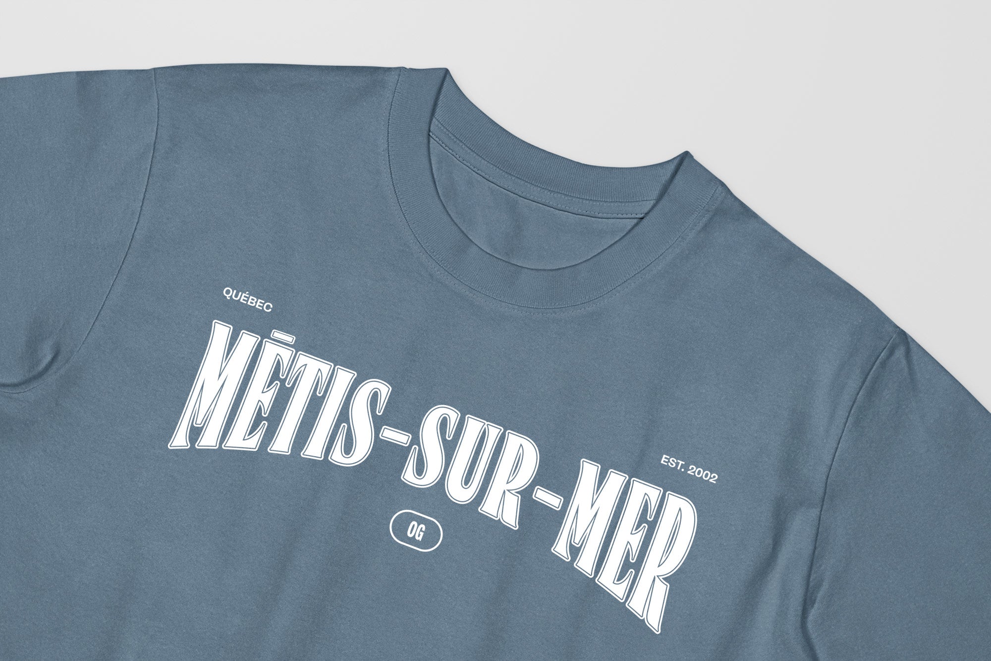 Mon T-Shirt Garçon - Adultes - Metis-Sur-Mer - Impression en Blanc