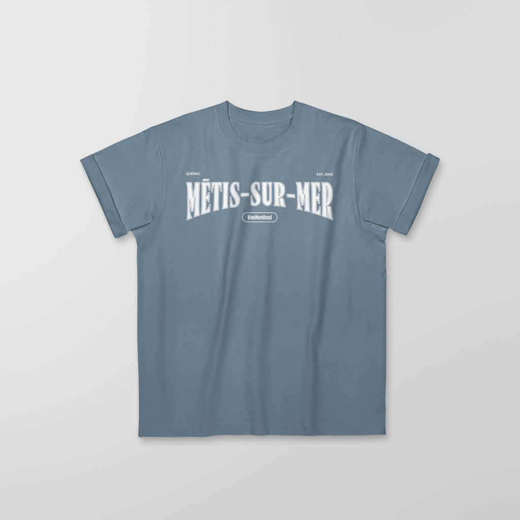Mon T-Shirt Garçon - Adultes - Metis-Sur-Mer - Impression en Blanc