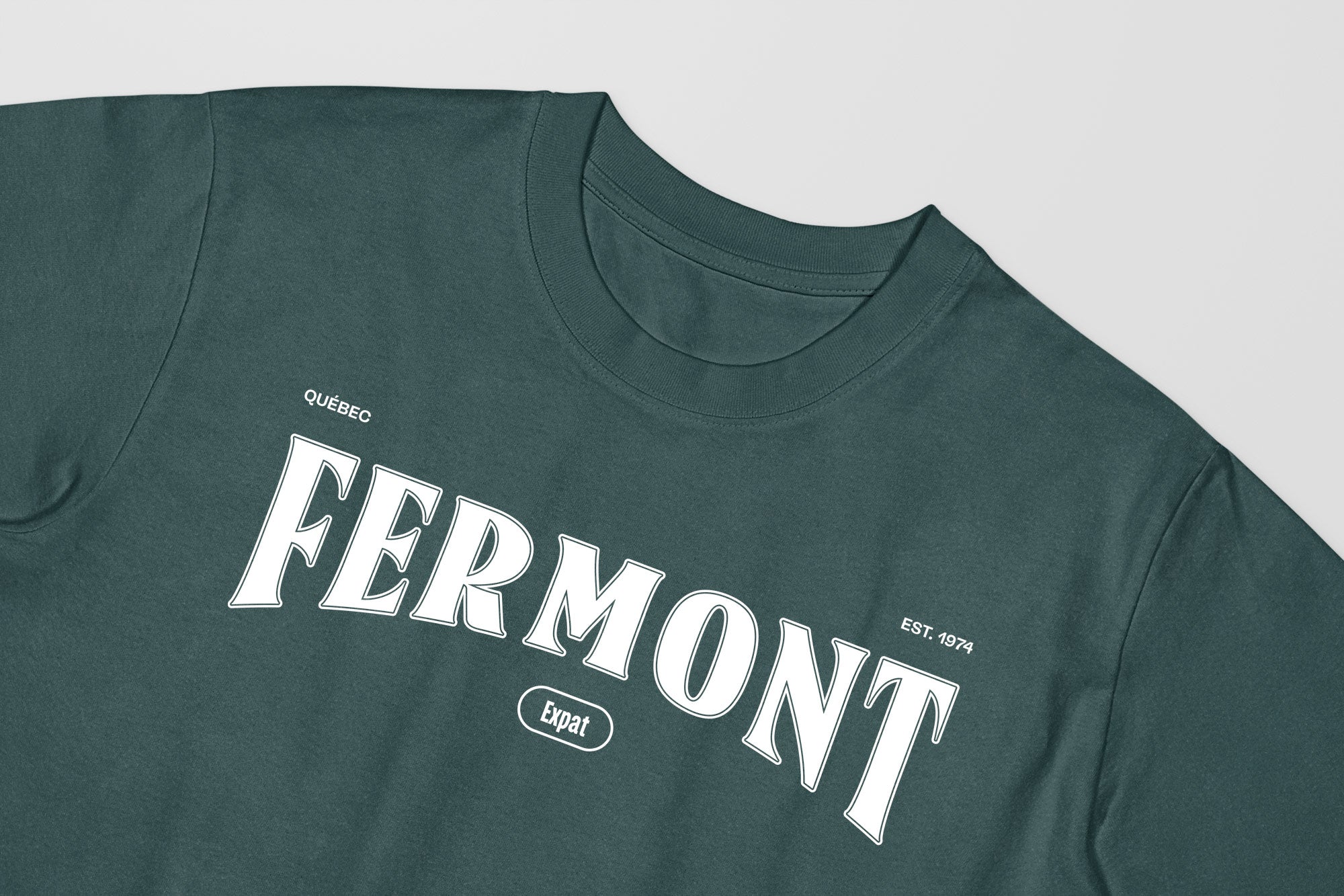 Mon T-Shirt Garçon - Adultes - Fermont - Impression en Blanc