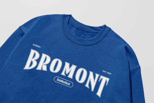Mon Crew Confort - Bromont - Adulte - Blanc - Royal