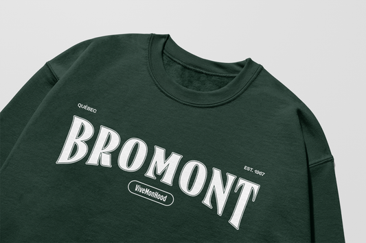 Mon Crew Confort - Bromont - Adulte - Blanc - Forêt