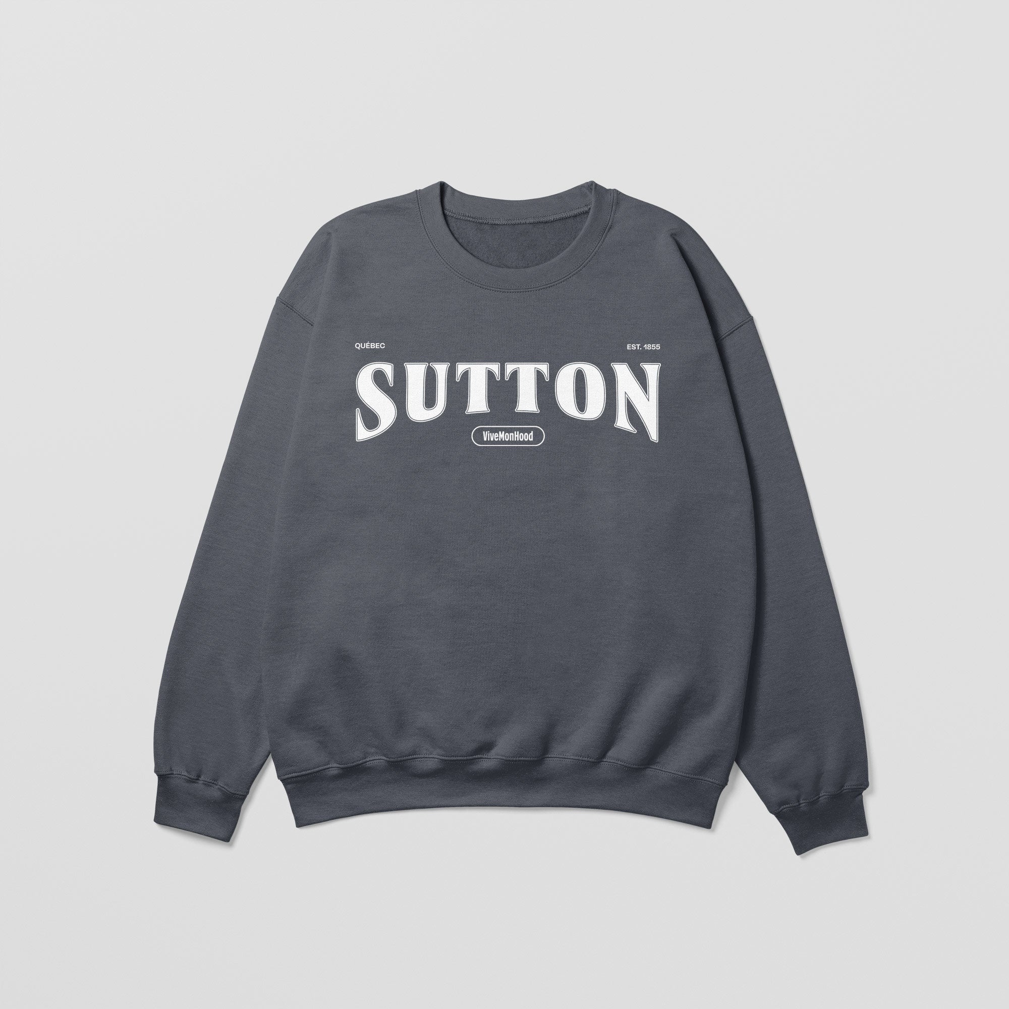 Mon Crew Fit - Enfants - Sutton - Impression en Blanc