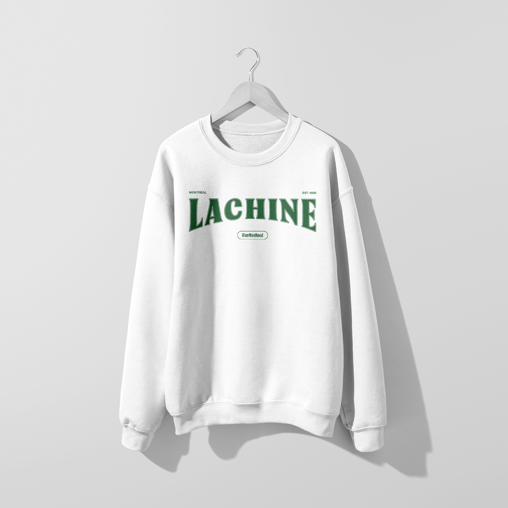 Mon Crew Fit - Lachine - Adulte - Vert - Blanc
