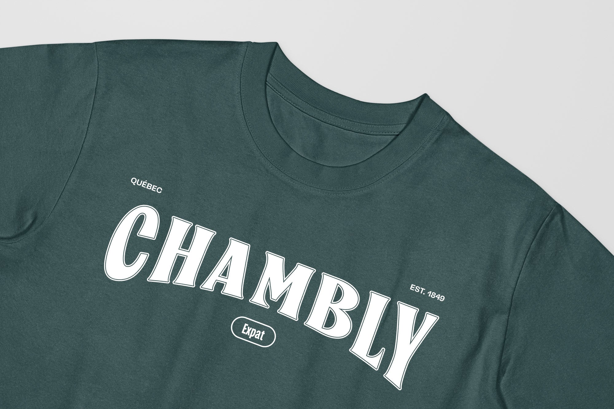 Mon T-Shirt Garçon - Adultes - Chambly - Impression en Blanc