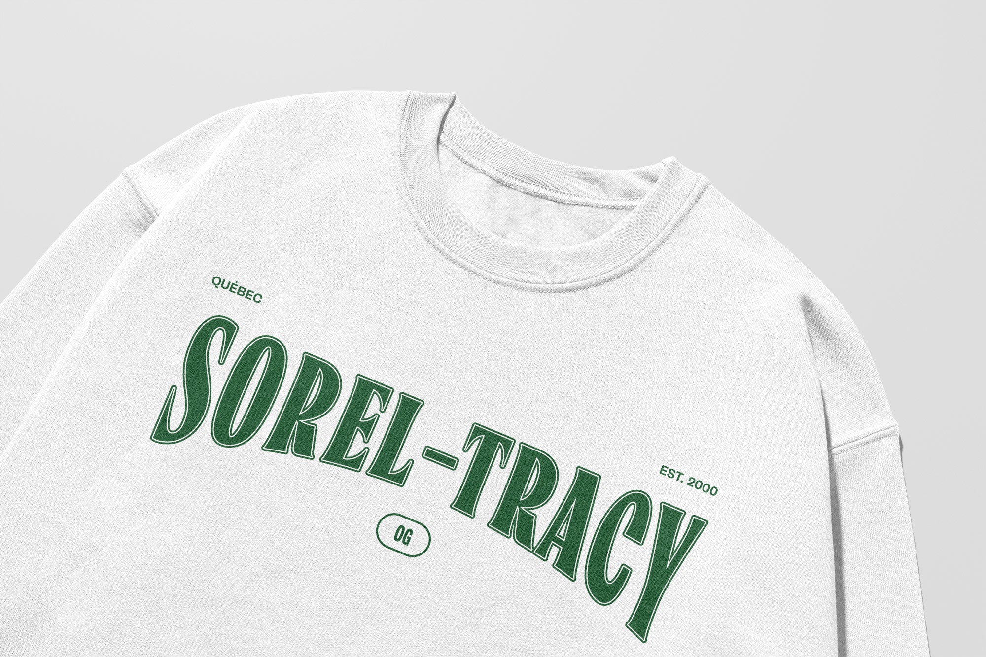 Mon Crew Fit - Adultes - Sorel-Tracy - Impression en Vert