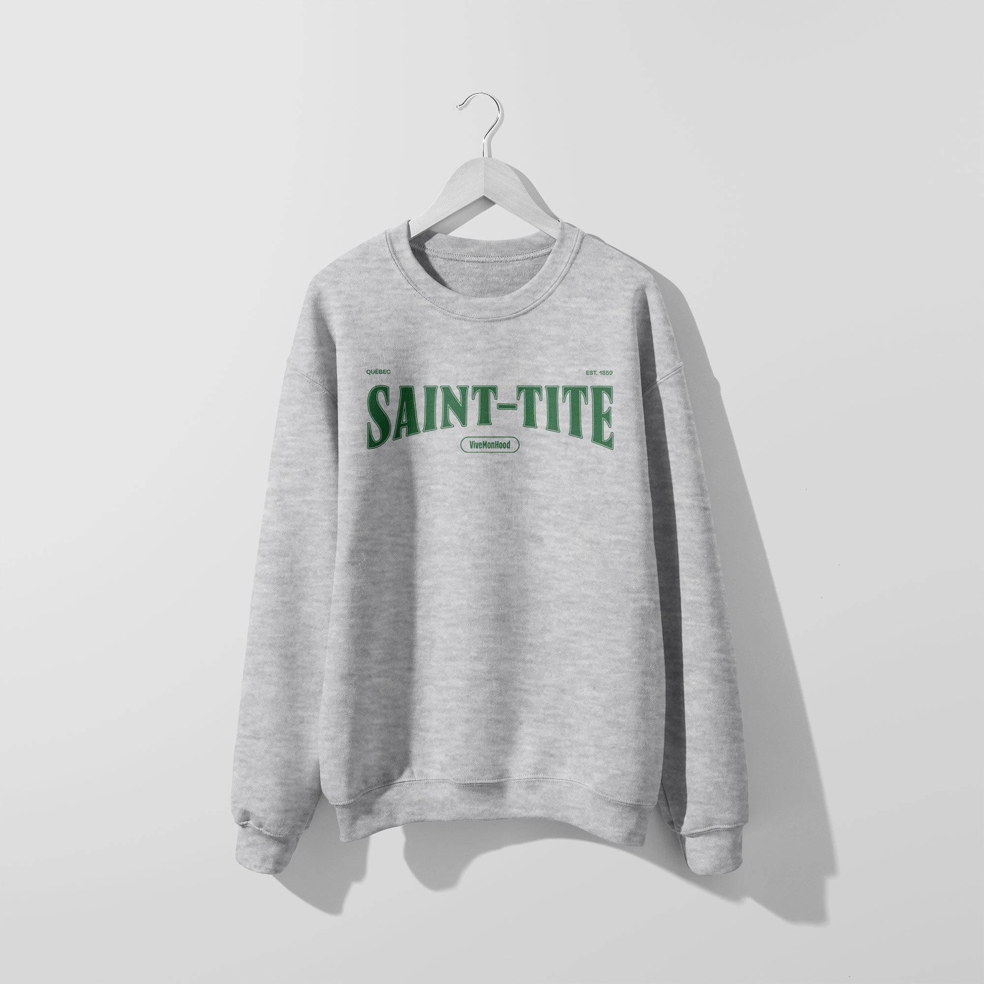 Mon Crew Fit - Adultes - Saint-Tite - Impression en Vert