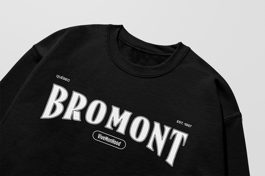 Mon Crew Confort - Bromont - Adulte - Blanc - Noir