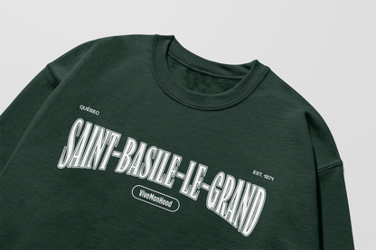 Mon Crew Confort - Saint-Basile-le-Grand - Adulte - Blanc - Forêt