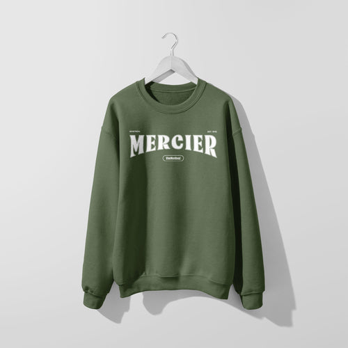 Mon Crew Confort - Adultes - Mercier - Impression en Blanc