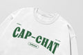 Mon Crew Fit - Adultes - Cap-Chat - Impression en Vert