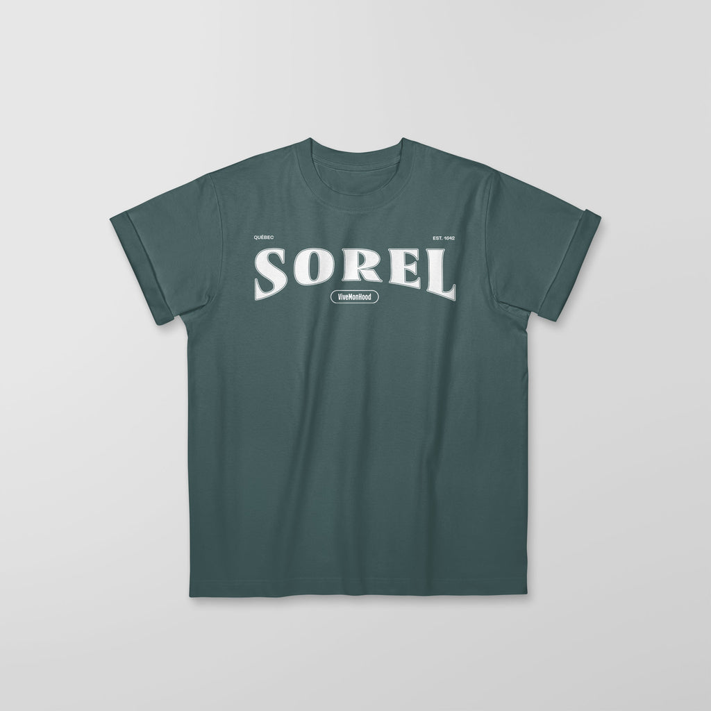 Mon T-Shirt Garçon - Adultes - Sorel - Impression en Blanc