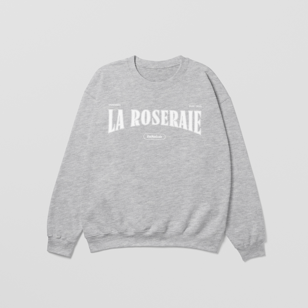 Mon Crew Fit - La Roseraie - Enfant - Blanc