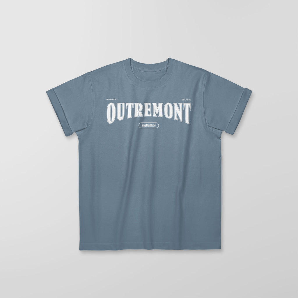 Mon T-Shirt Garçon - Adultes - Outremont - Impression en Blanc