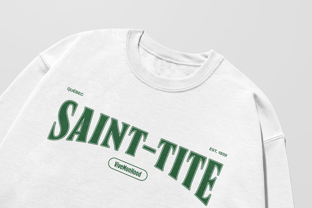 Mon Crew Fit - Adultes - Saint-Tite - Impression en Vert
