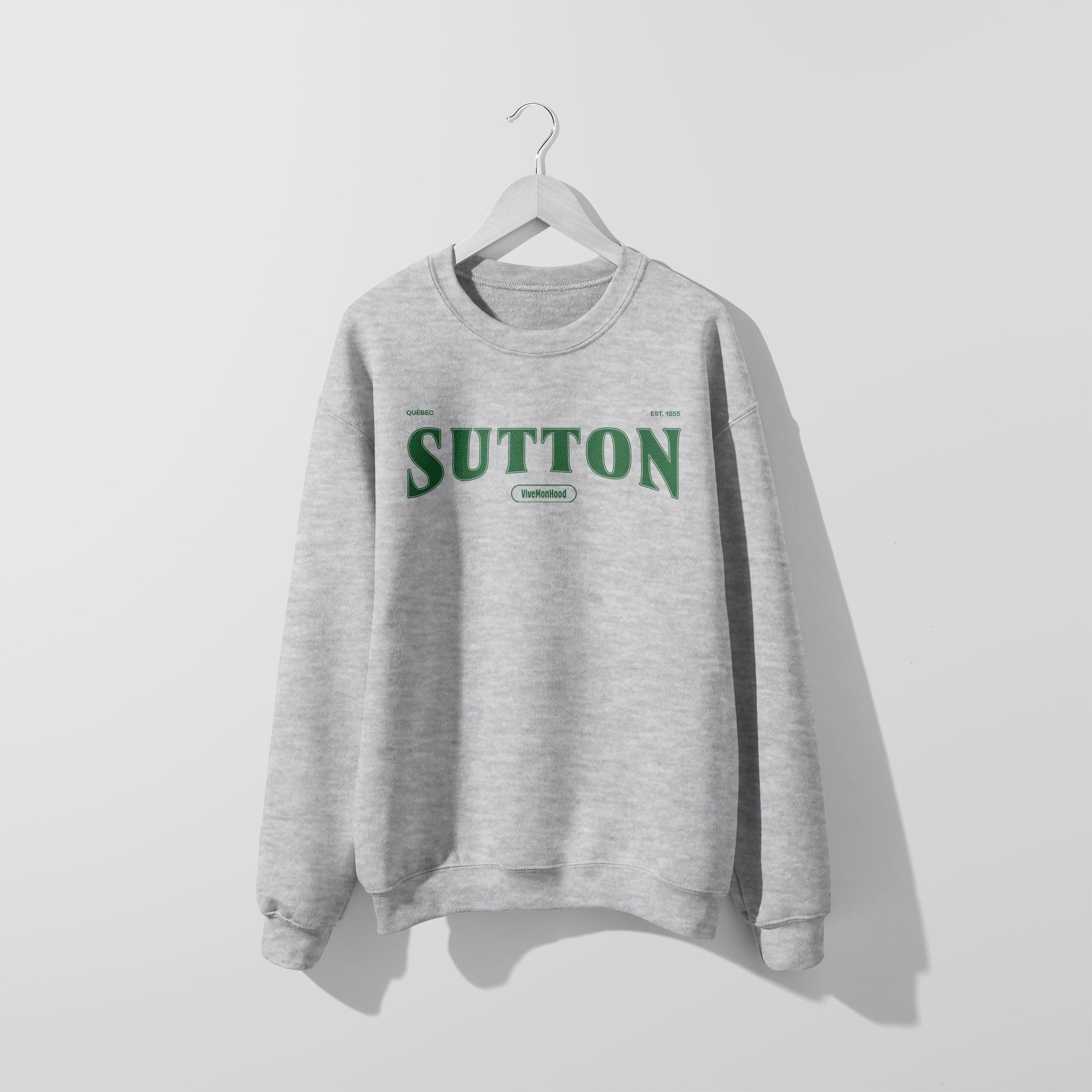 Mon Crew Fit - Adultes - Sutton - Impression en Vert