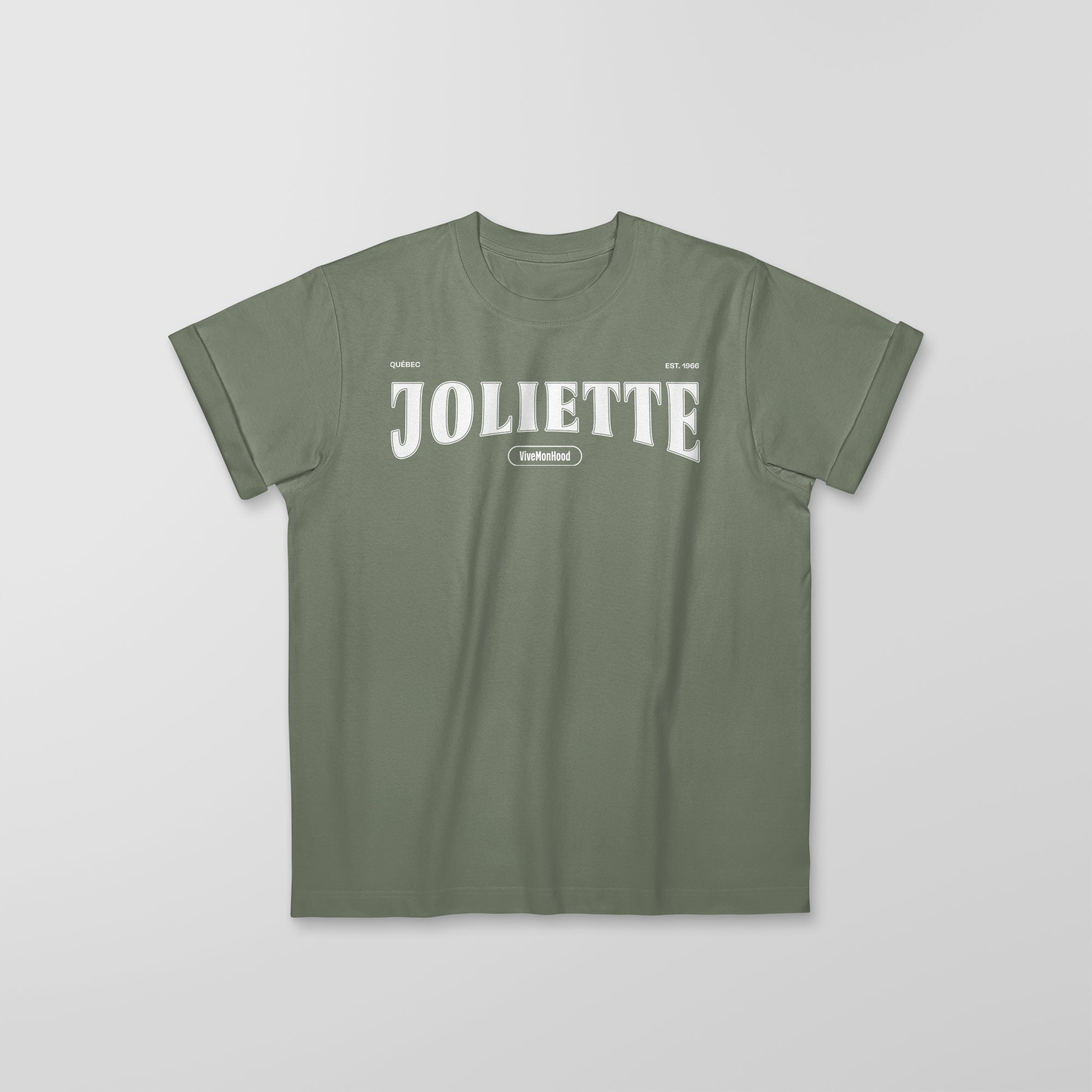 Mon T-Shirt Garçon - Adultes - Joliette - Impression en Blanc
