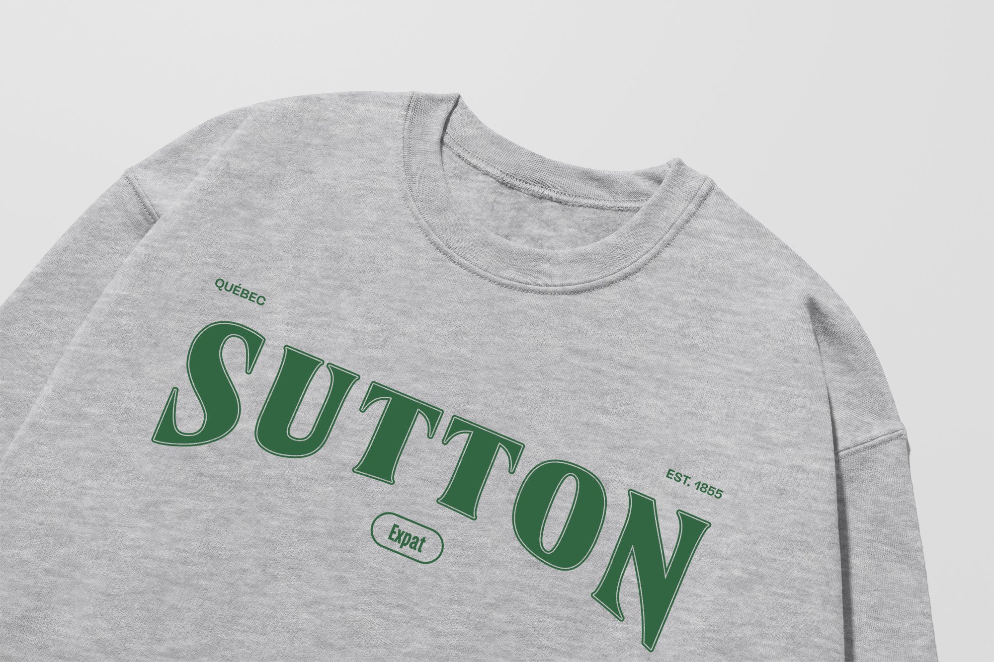 Mon Crew Fit - Adultes - Sutton - Impression en Vert