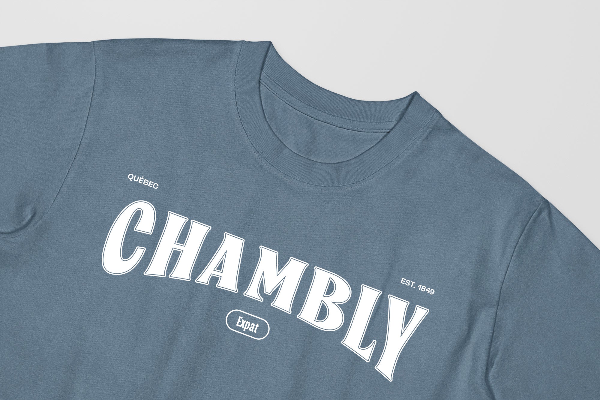 Mon T-Shirt Garçon - Adultes - Chambly - Impression en Blanc