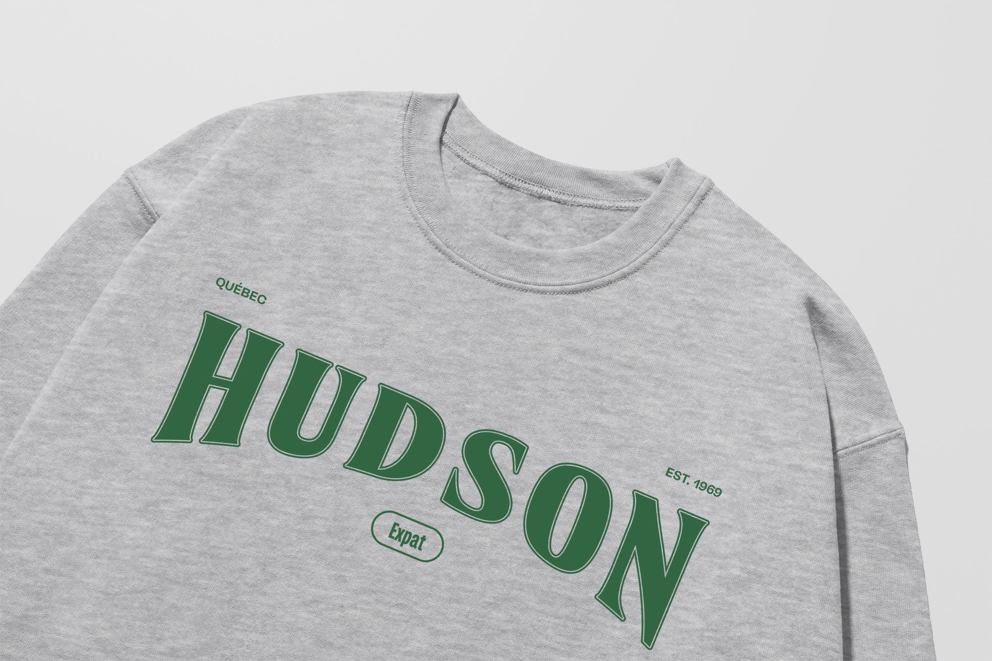 Mon Crew Fit - Adultes - Hudson - Impression en Vert