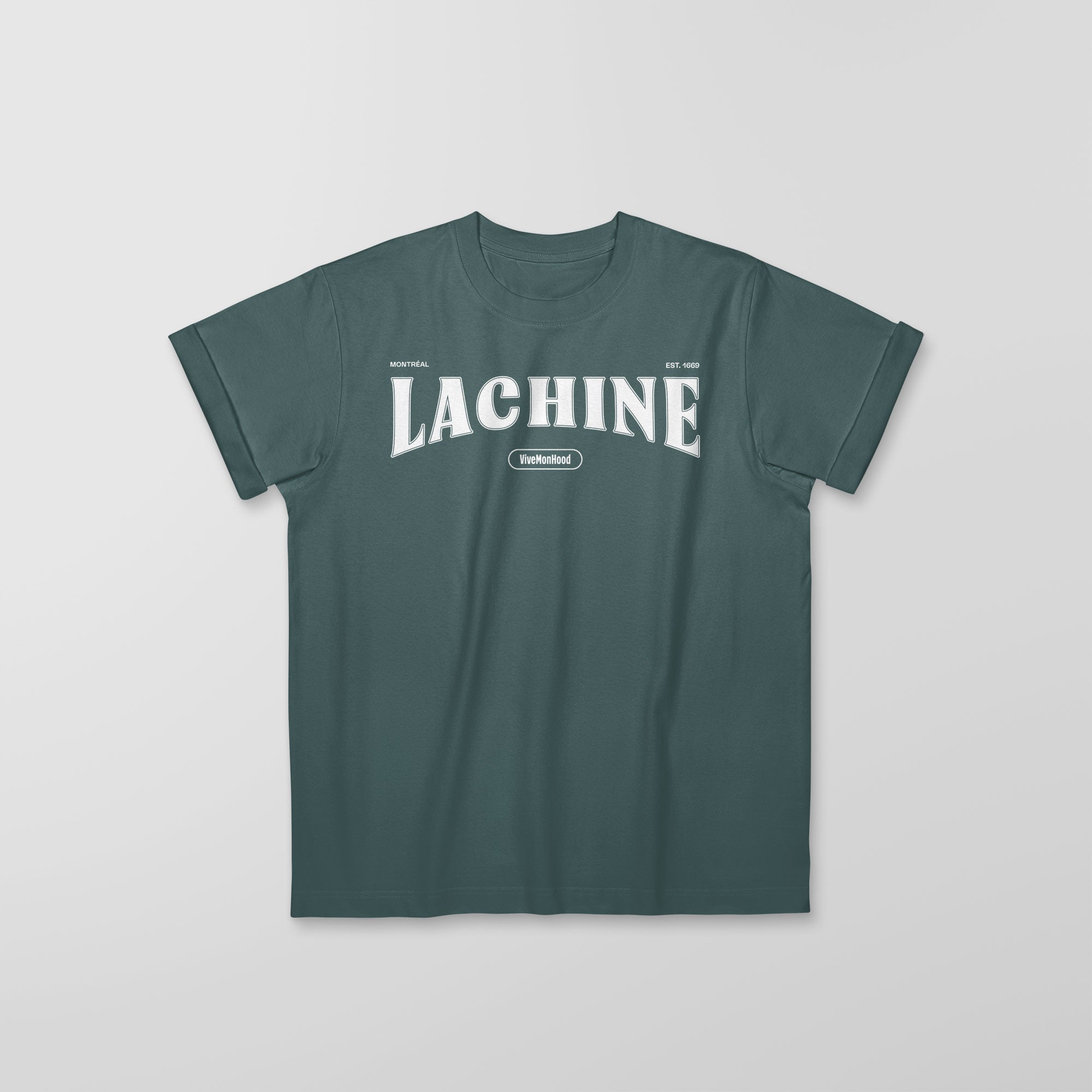 Mon T-Shirt Garçon - Adultes - Lachine - Impression en Blanc