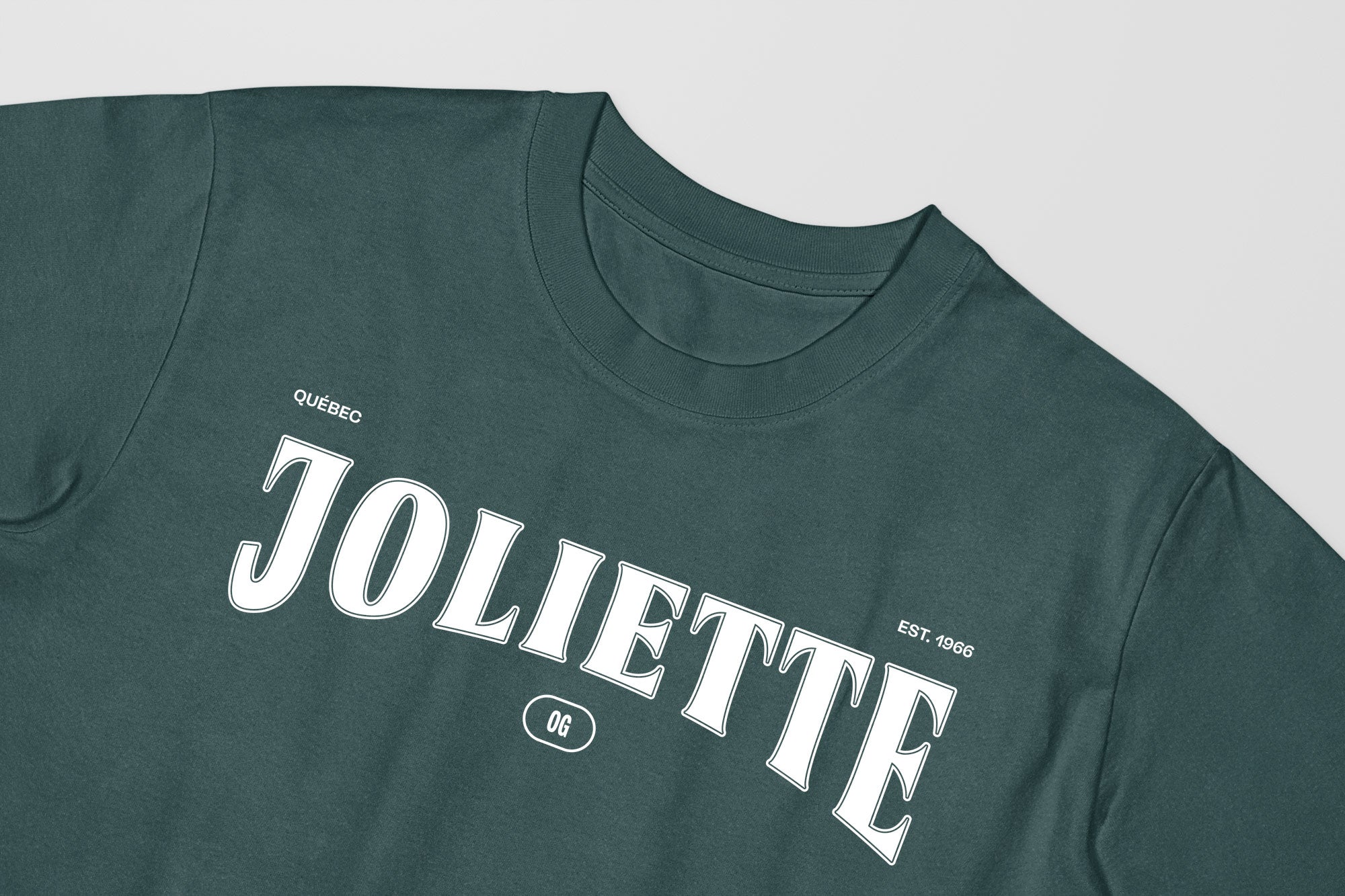 Mon T-Shirt Garçon - Adultes - Joliette - Impression en Blanc