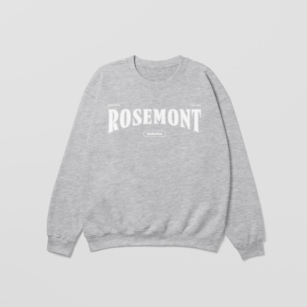 Mon Crew Fit - Enfants - Rosemont - Impression en Blanc