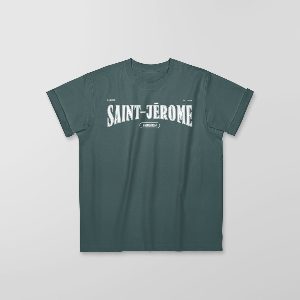 Mon T-Shirt Garçon - Adultes - Saint-Jérôme - Impression en Blanc