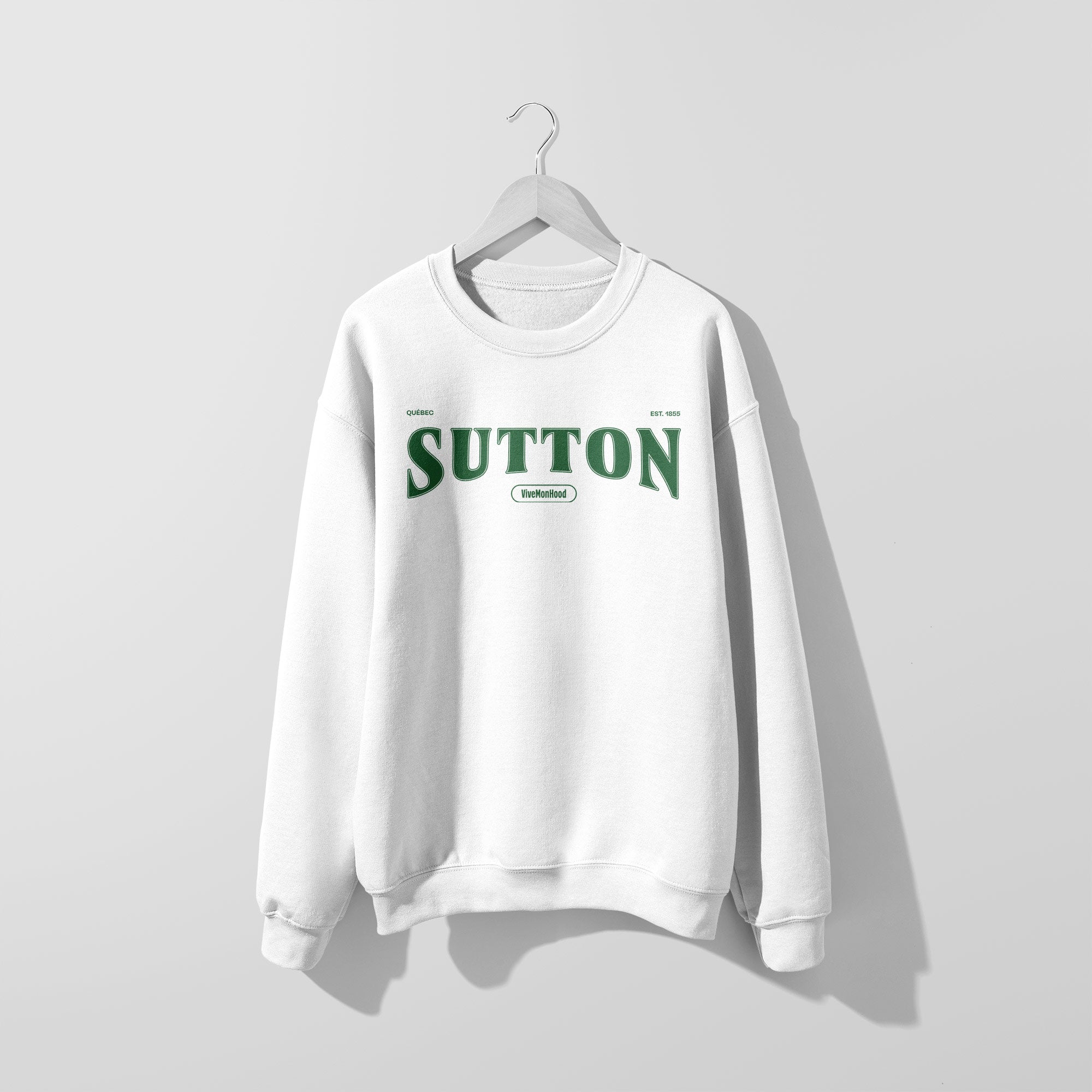 Mon Crew Fit - Adultes - Sutton - Impression en Vert
