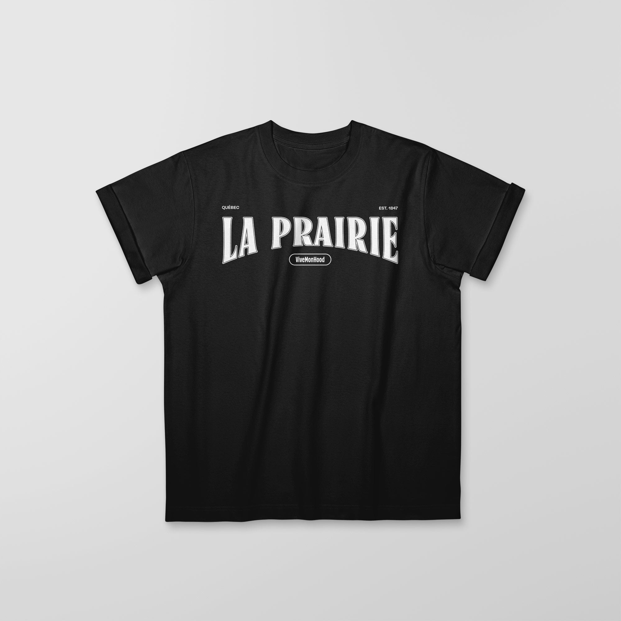 Mon T-Shirt Garçon - Adultes - La Prairie - Impression en Blanc