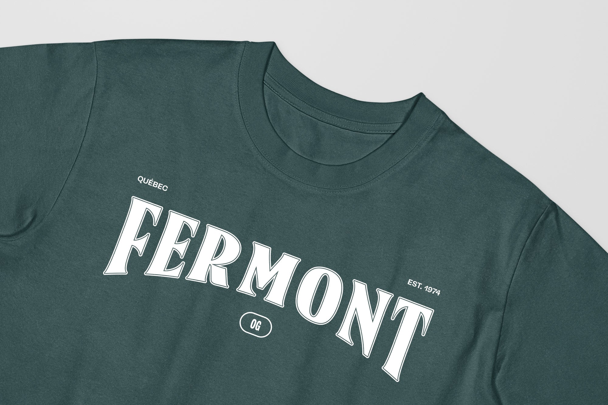 Mon T-Shirt Garçon - Adultes - Fermont - Impression en Blanc