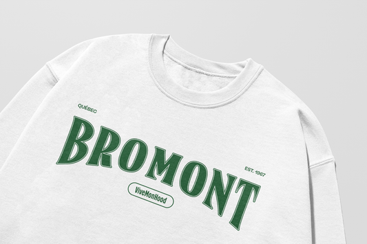 Mon Crew Fit - Bromont - Adulte - Vert - Blanc