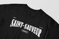 Mon T-Shirt Garçon - Adultes - Saint-Sauveur - Impression en Blanc