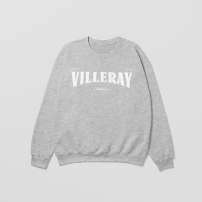 Mon Crew Fit - Villeray - Enfant - Blanc - Sport Gray