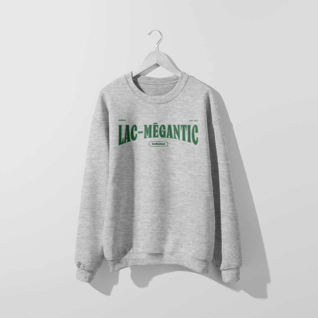 Mon Crew Fit - Adultes - Lac-Mégantic - Impression en Vert